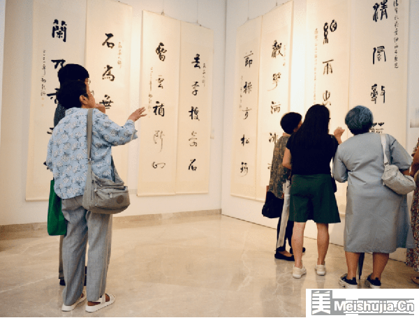 张海陈声桂书法联展在新加坡中国文化中心隆重开幕